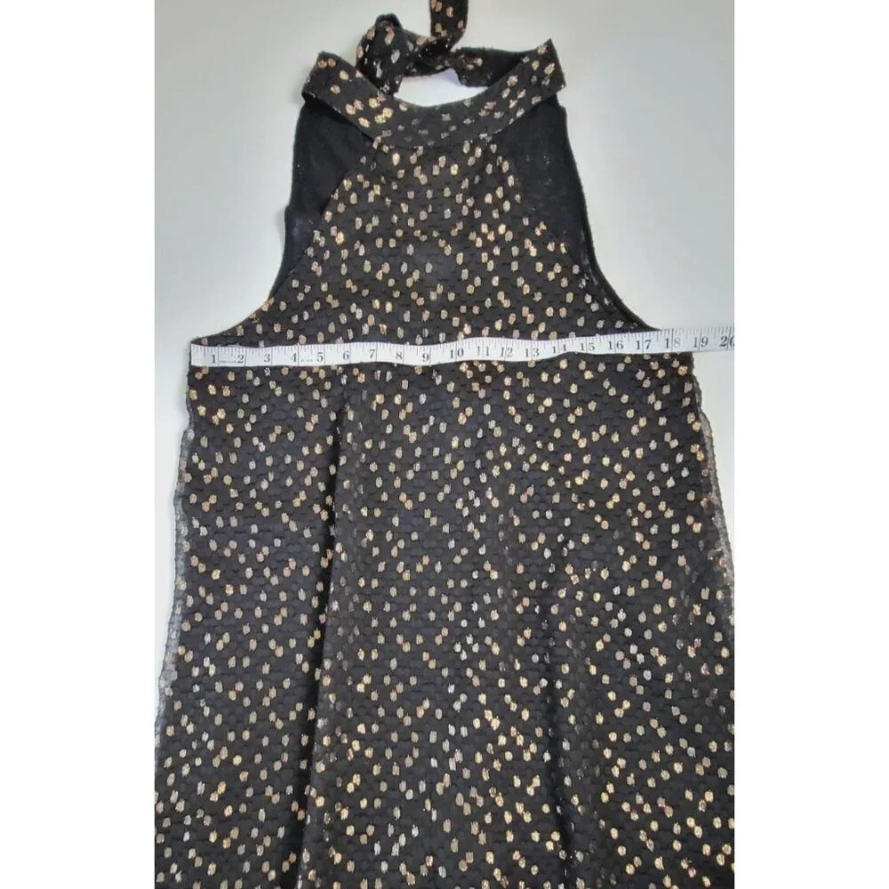 Chelsea 28 Black Mini Shift Party Dress Medium - Picture 5 of 10